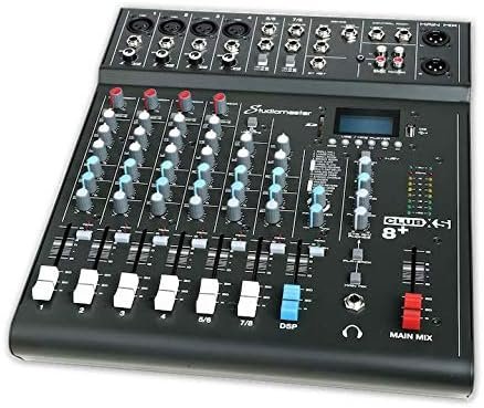 Studiomaster CLUB XS 8 8-Channel Compact Mixing Console