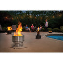 Flame Genie 13.5" Wood Pellet Fire Pit  - Stainless Steel - FG-16-SS