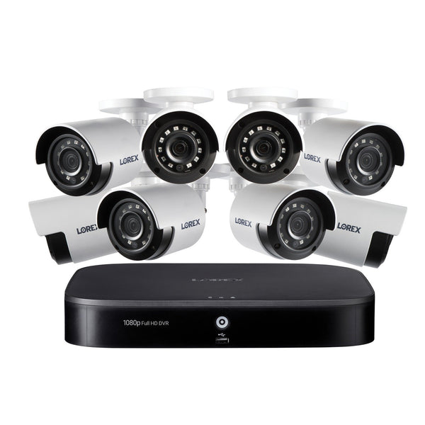 Lorex 1080p 8CH Security System w/ 1 TB DVR & 8 Night Vision Bullet Cameras