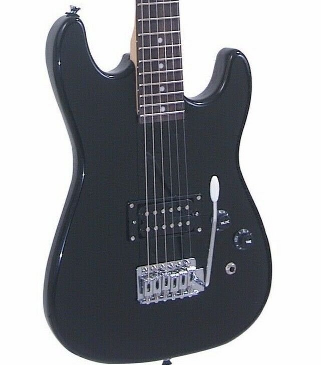 J Reynolds 3/4 Size Electric Guitar - Black - JR5B