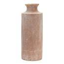 Distressed Terra Cotta Floor Vase 19"H