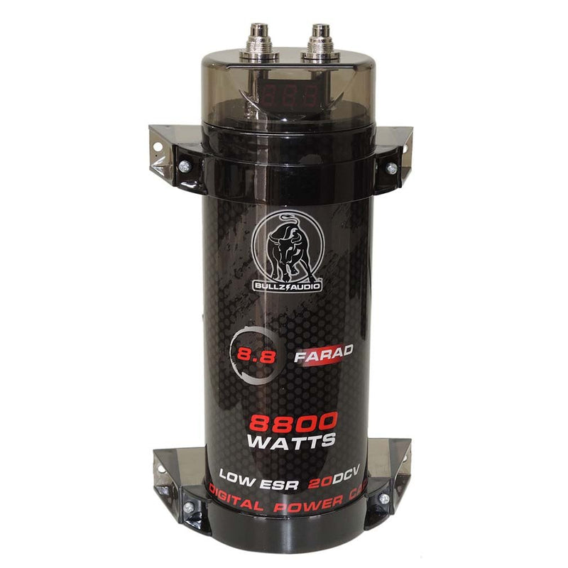 Bullz Audio 8.8 Farad Capacitor With Digital Voltage Display BCAP8.8