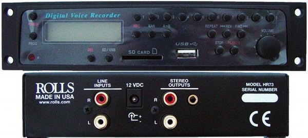 Rolls HR73 Digital MP3 Recorder/Player