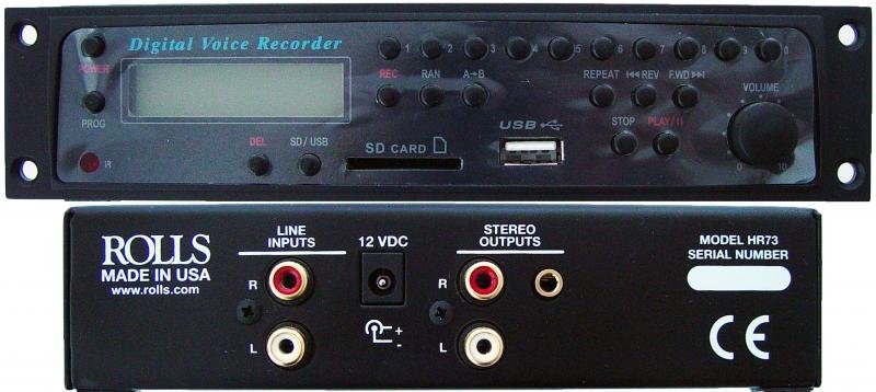 Rolls HR73 Digital MP3 Recorder/Player