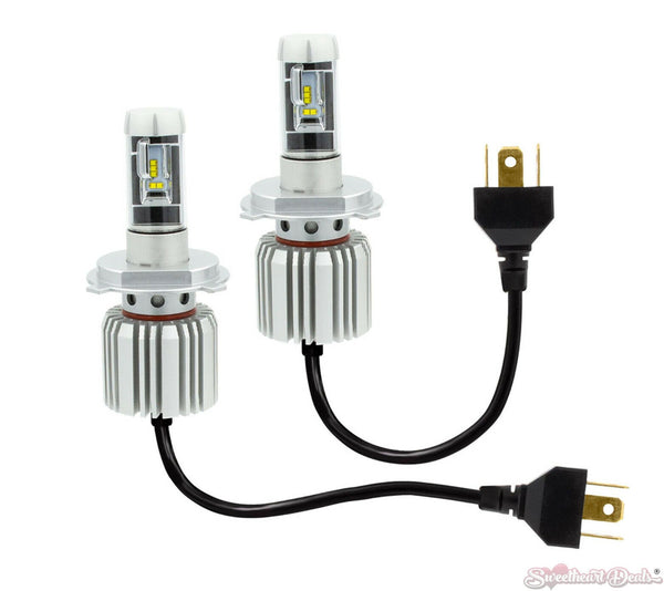 Heise HEH4LED H4 LED Vehicular Headlight Lamp Replacement Kit - Pair