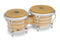 Latin Percussion 7-1/4" & 8-5/8" Bongos - Natural w/ Chrome Hardware - LP201AX-2