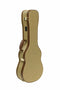 Stagg Vintage-Style Gold Tweed Baritone Ukulele Hardshell Case - New Open Box
