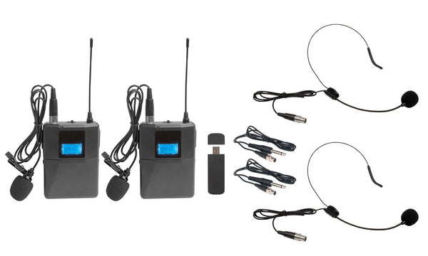 VocoPro Dual Wireless USB Headset & Lavalier Mic Body Pack - USB-CAST-BODYPACK