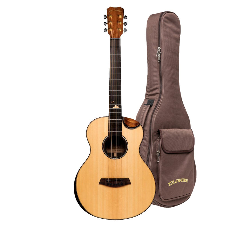 Islander Mini Acoustic Guitar with Gig Bag - Sitka Spruce & Mahogany - MS-MG