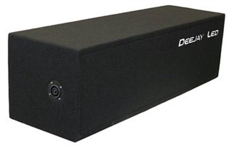 DeeJay LED 10" Side Speaker Enclosure w/ 4 Horn Ports - Blue