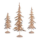 Rustic Bronze Metal Cut Out Tree Décor (Set of 6)