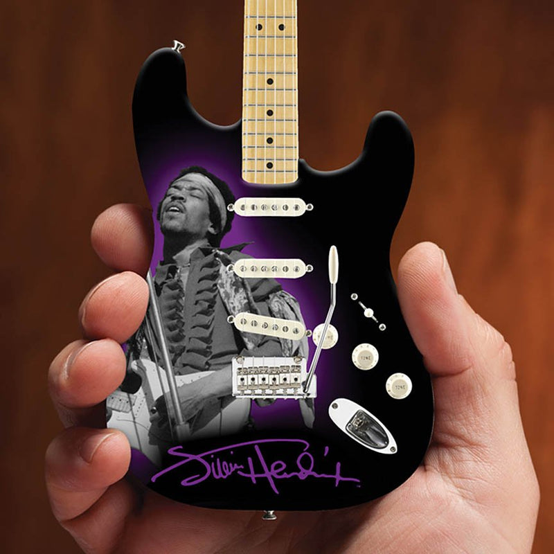 Axe Heaven Jimi Hendrix Photo Tribute Fender Stratocaster Mini Guitar - JH-802
