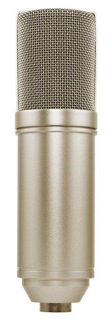 MXL 2006 Large Gold Diaphragm Condenser Microphone w/ Shock Mount & Case