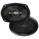 Pioneer 6x9" 4-Way Full Range Speakers Shallow Mount 600W Max/100 RMS TS-A6971F