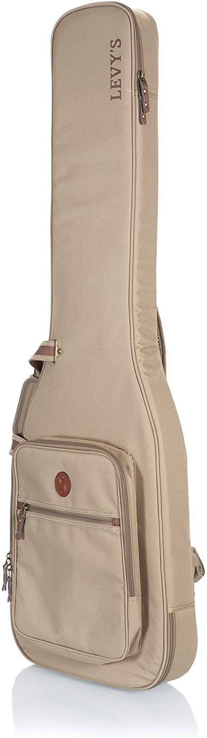 Levy's Deluxe Gig Bag for Bass Guitars with Backpack Straps - LVYBASSGB200