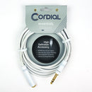 Cordial 16' Headphone Extender - 1/4″ TRS to 1/4″ Stereo Female - CFM5VK-SNOW