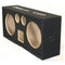 DeeJay LED Speaker Enclosure Two 10" Woofers w/ 2 Tweeters & 1 Horn - Black