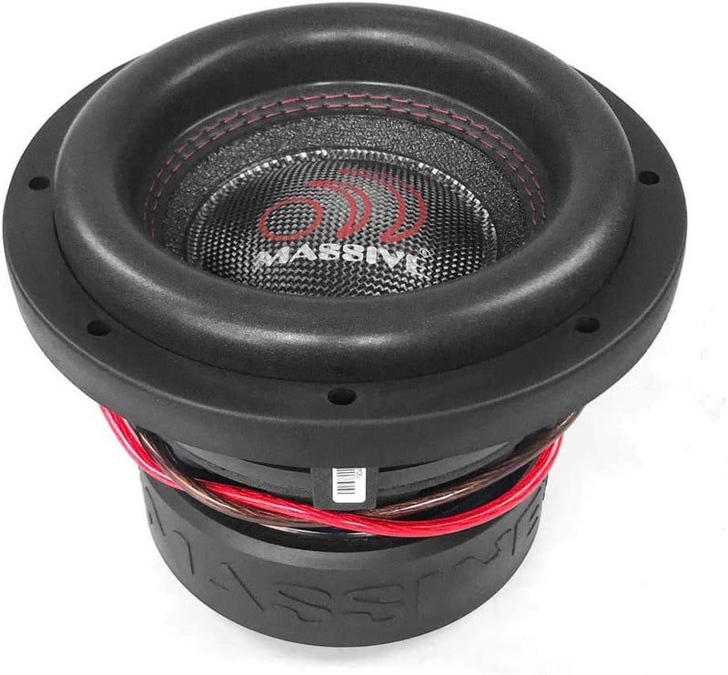 Massive 8" 900 Watts RMS Dual 4 Ohm Subwoofer - HIPPOXL84R