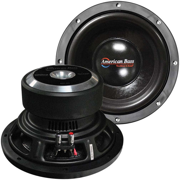 American Bass 10" Woofer 450W RMS/900W Max Dual 4 Ohm Voice Coils XD1044