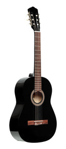 Stagg 4/4 Classical Guitar Pack with Tuner & Gig Bag - Black - SCL50-BLK PACK