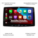 Boss 1-DIN 10.1" Touchscreen Player Apple CarPlay & Android Auto w/ Rear Camera