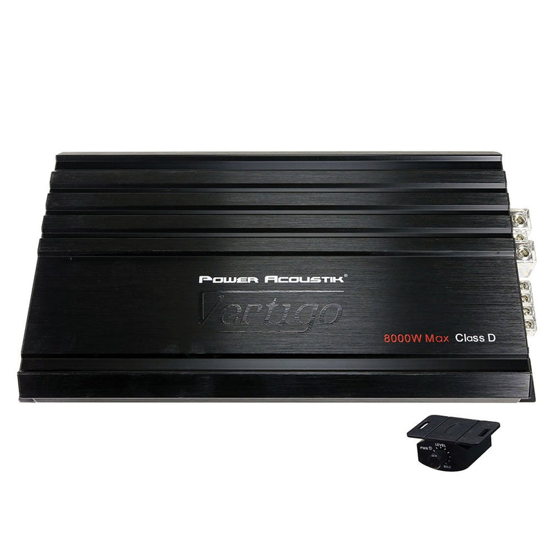 Power Acoustik Vertigo Series Monoblock Amplifier 8000W Max VA1-8000D