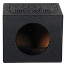 Qpower Single 10 Sealed Woofer Box withh Bed Liner Spray QBOMB10SSINGLE