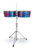 Latin Percussion LP257-TS Tony Succar Signature Timbales – Rainbow Chrome/Black