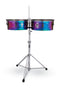 Latin Percussion LP257-TS Tony Succar Signature Timbales – Rainbow Chrome/Black