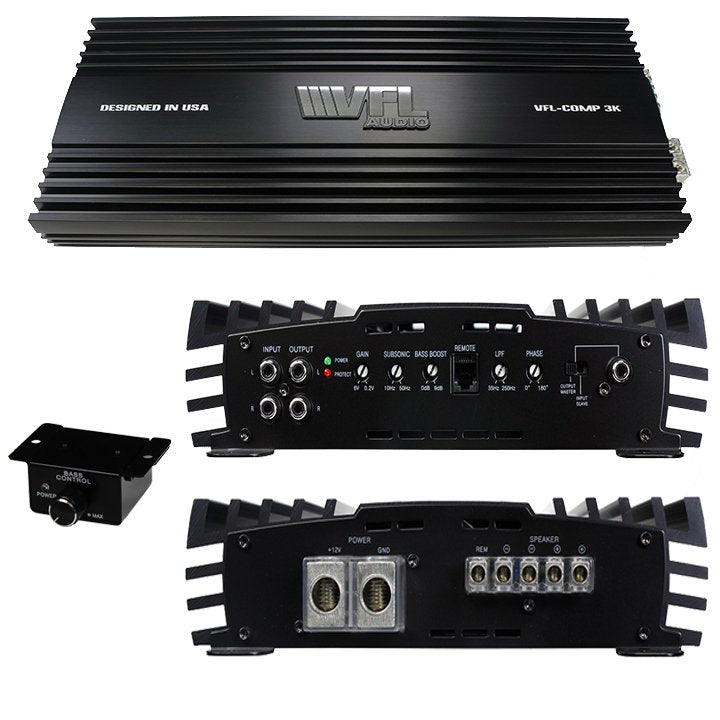 VFL AUDIO Competition Car Amplifier 3000 Watts RMS D class VFLCOMP3K