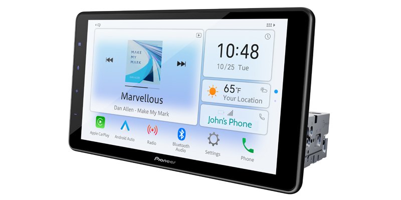 Pioneer 9" Floating Touchscreen Media Receiver w/Android Auto, Apple CarPlay, BT