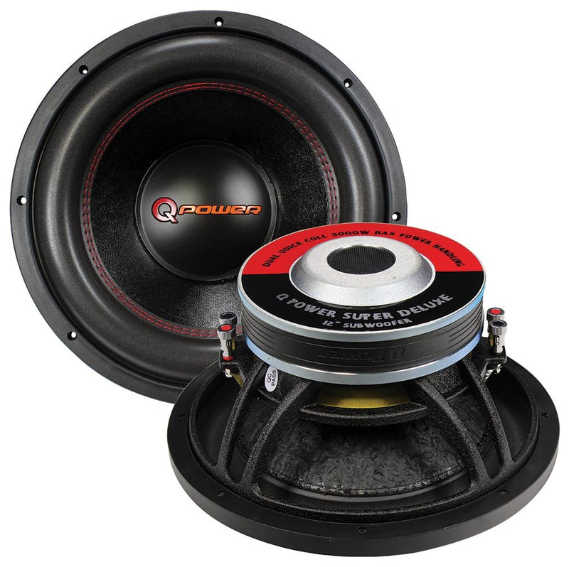 Qpower SUPER DELUXE QP12 12" Woofer Super Heavy Duty Woofer  3000W QPF12DSUPER