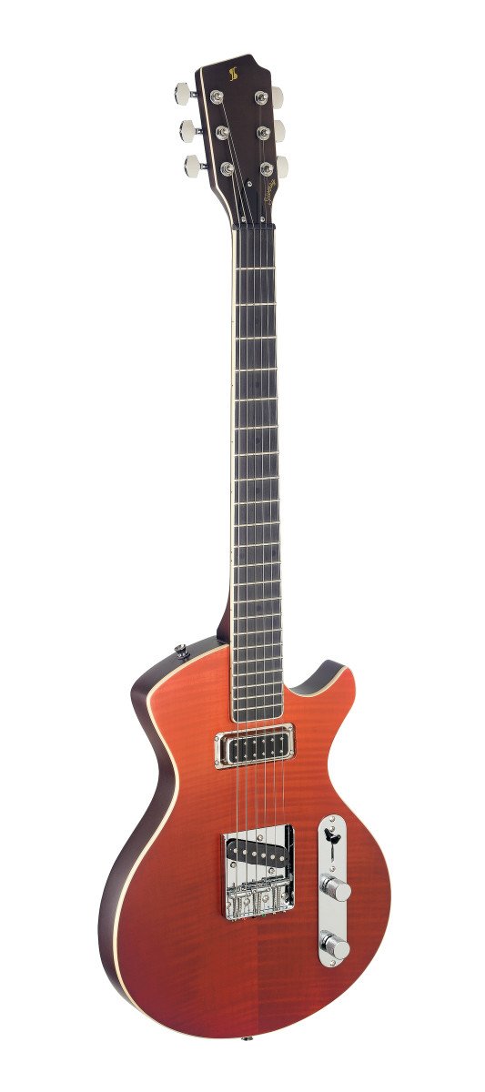 Stagg Silveray Series Deluxe Electric Guitar - Shading Red - SVY CSTDLX FRED