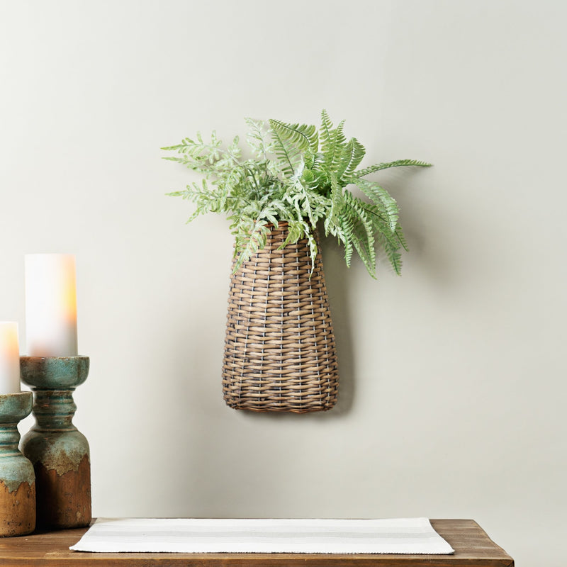 Woven Willow Wall Basket (Set of 6)