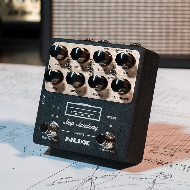 NUX NGS-6 Academy Amp Modeler Guitar Pedal w/ 1024 Samples IR, 3rd Party IR Load