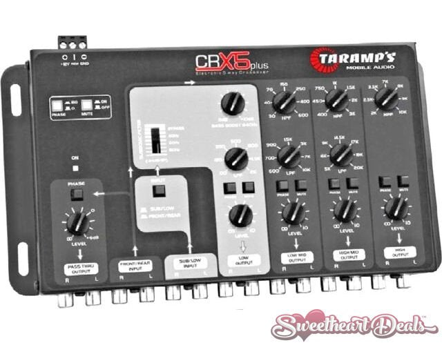 Taramps CRX5 5-Way Electronic Crossover Automotive Car Sound