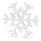 Traditional White Wood Cut Out Snowflake Décor (Set of 12)