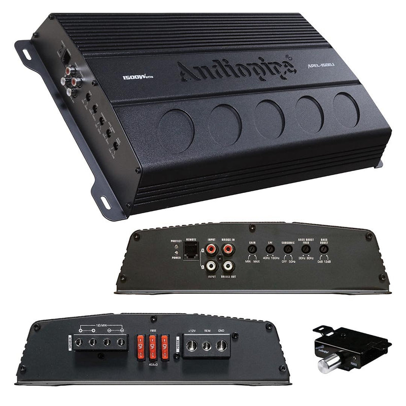 Audiopipe 1500 Watts Mono Block Car Amplifier - APEL-1500.1