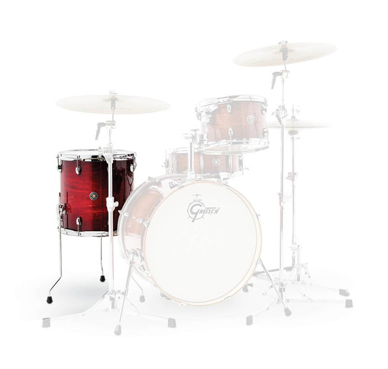 Gretsch Catalina Club 16x16 Floor Tom Drum - Gloss Crimson Burst - CT1-1616F-GCB