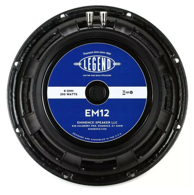 Eminence Legend EM12 12" 200W 8ohm Guitar Speaker
