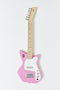 Loog Pro VI Mini Electric Guitar with Built-in Amplifier - Pink - LGPRVIEM