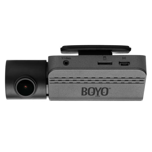 Boyo HD 2 Channel Dash Camera Recorder with Wi-Fi Connectivity - VTR219GW