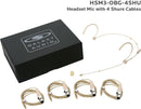 Galaxy Audio Dual Ear Beige Omni-Directional Microphones - HSM3-OBG-4SHU