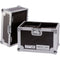 DeeJay LED Flight Case for 12 Microphones with Storage Compartment
