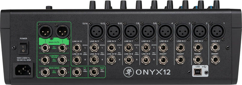 Mackie ONYX12 12 Channel Premium Analog Mixer