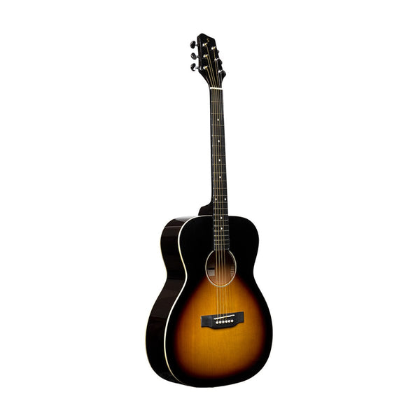 Stagg Auditorium Guitar with Basswood Top - Sunburst - SA35 A-VS