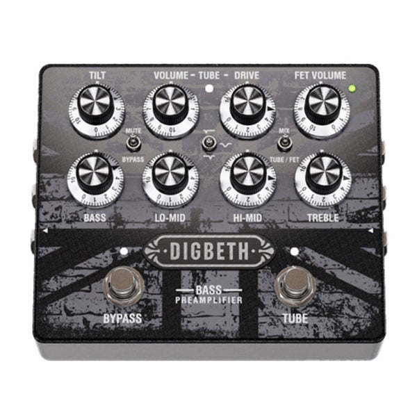 Laney DIGBETH Series Bass Guitar Pre Amplifier Pedal - DB-PRE