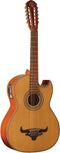 Oscar Schmidt Acoustic Electric Bajo Quinto Guitar - Natural - OH42SE