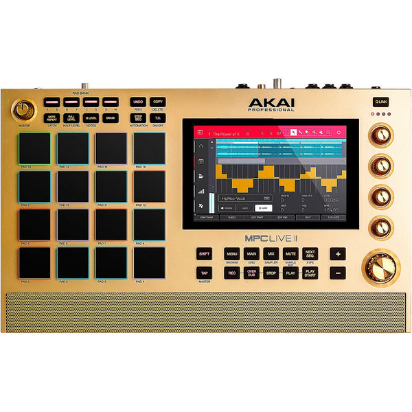 Akai Gold Limited Edition MPC Live II Standalone Sampler & Sequencer