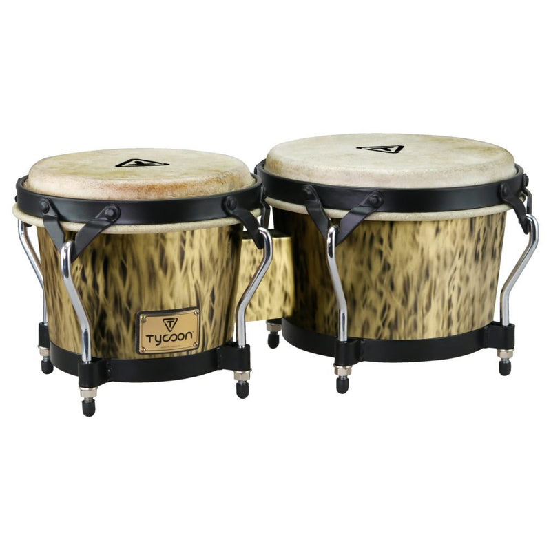 Tycoon Supremo Select Series Kinetic Bongos -  Gold Finish - STBS-B KG